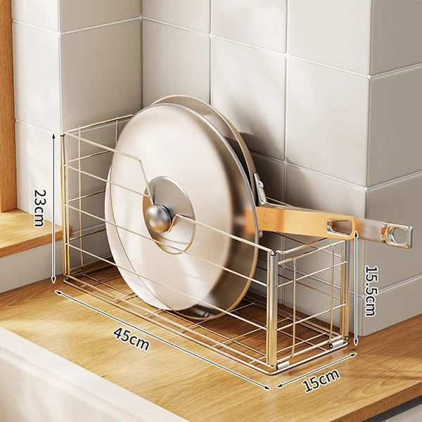 Multi Purpose Kitchen Pot And Pan Storage Rack